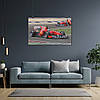 Плакат "Формула-1, Феррарі, арт, Formula One, F1, Ferrari", 38×60см, фото 8