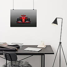 Плакат "Формула-1, Феррарі, Formula One, F1, Ferrari", 40×60см, фото 4
