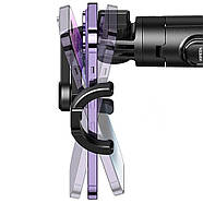 Трипод для телефона з блютуз пультом UGREEN LP586 Selfie Stick 1596мм монопод з триногою штатив для камери з різьбою 1/4 (чорний), фото 4