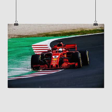 Плакат "Формула-1, Феррарі, Formula One, F1, Ferrari", 40×60см, фото 1