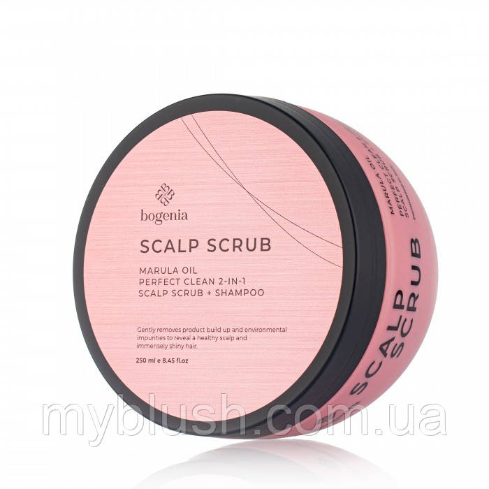 Скраб для шкіри голови Scalp Skrub MARULA Oil Bogenia BG403 №006-250 мл, фото 1