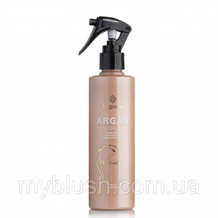 Спрей для волосся Argan Oil Hair Spray Bogenia BG411 №004-250 мл, фото 1