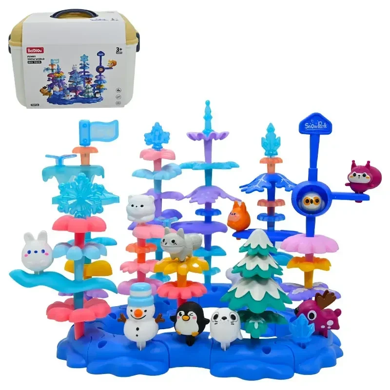 Конструктор Зимова гірка 958 B, 79 деталей