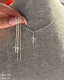 Срібне Кольє з Хрестиком, фото 4
