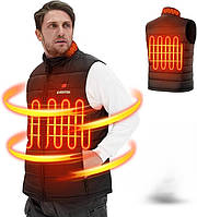 Жилет з Підігрівом XXL, 9 Зон Нагріву від PowerBank Type C