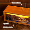 Нічник-панорама "Зимові Карпати", лаковане дерево (LED, Акумулятор, USB Type-C), фото 3