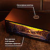 Нічник-панорама "Зимові Карпати", чорний (LED, Акумулятор, USB Type-C), фото 3