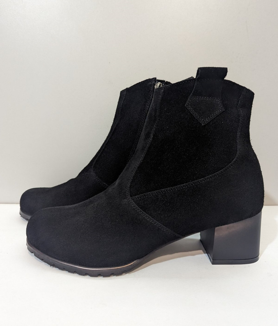 STTOPA деми зима. Розміри 42-43! Напівчоботи великих розмірів із натуральної шкіри. 210-4243-6 Чорні, фото 1