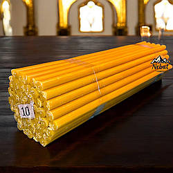 Свічка церковна №10 1 пачка 52 штук час горіння 6 годин і 20 хв