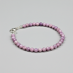 Чароїт гранований Ø3,5 браслет, 0389ТЧ