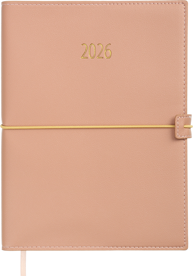 Щоденник датований 2026 (A5, гнучка обкладинка, молочний) Buromax Pandora BM.21141-37, фото 1