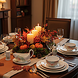 Столовий сервіз порцеляновий на 6 персон Sakura Sunflower, 27 предметів, фото 4