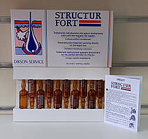 Ампули STRUCTUR
FORT відновлення пошкодженого волосся 10*12 мл Dikson