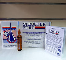 Ампули STRUCTUR
FORT відновлення пошкодженого волосся 1*12 мл Dikson