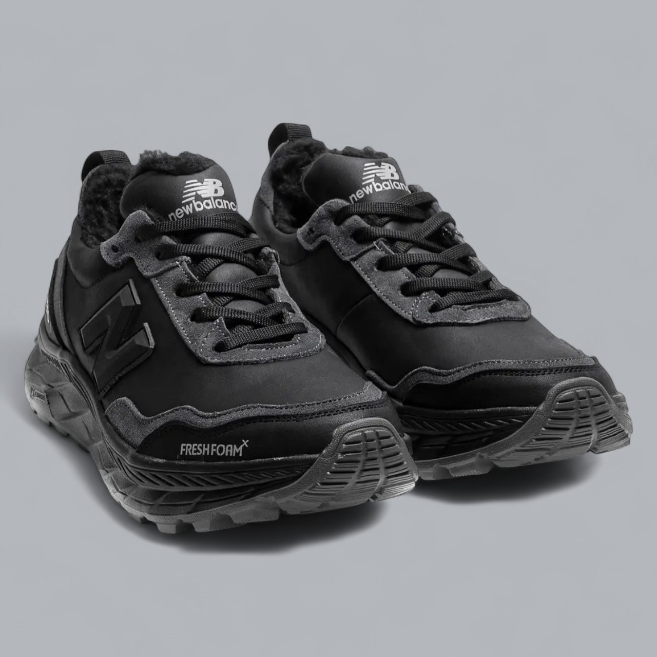 Зимові чоловічі шкіряні черевики, кросівки чорні утеплені з натуральної шкіри на хутрі на зиму для чоловіків, розмір 40-45, фото 1