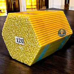 Свічка церковна № 120 1 пачка 600 штук час горіння 35 хвилин