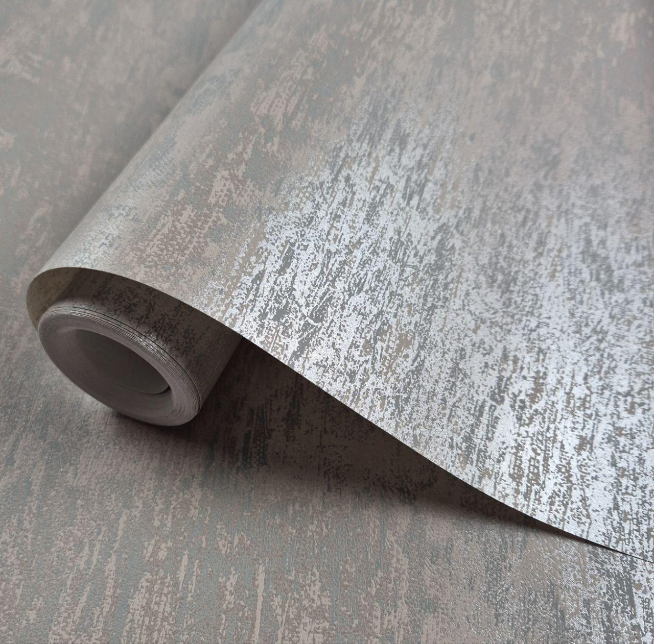 Шпалери вінілові на флізеліні 0.53 × 10.05 м Marburg 55737, бежево-пудрові — для спальні, вітальні, коридору, фото 1