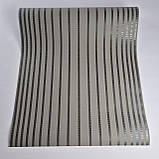 Шпалери вінілові на флізеліні 0.53 × 10.05 м Marburg 55733, болотно-коричневі — для спальні, вітальні, кабінету, фото 2