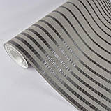 Шпалери вінілові на флізеліні 0.53 × 10.05 м Marburg 55733, болотно-коричневі — для спальні, вітальні, кабінету, фото 3