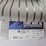 Шпалери вінілові на флізеліні 0.53 × 10.05 м Marburg 55733, болотно-коричневі — для спальні, вітальні, кабінету, фото 6