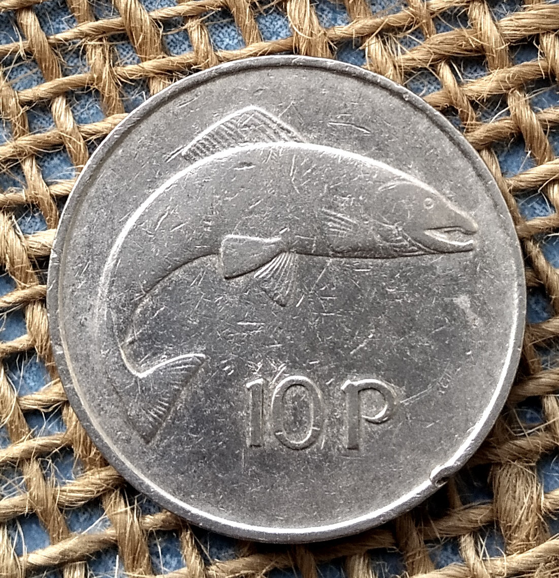 10 пенсов 1974 року. Iрландiя, фото 1