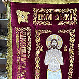 Плащаниця Спасителя без предстоящих (120х80см) (церковно-слов.), фото 4