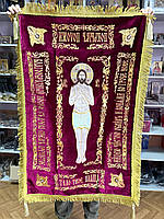 Плащаниця Спасителя без предстоящих (120х80см) (церковно-слов.)