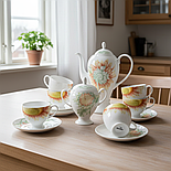 Чайний сервіз порцеляновий Sakura Sunflower, 14 од на 6 персон, фото 4