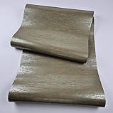 Шпалери флізелінові 0.53 × 10.05 м Marburg 55735, хакі — для спальні, вітальні, кабінету, фото 2