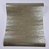 Шпалери флізелінові 0.53 × 10.05 м Marburg 55735, хакі — для спальні, вітальні, кабінету, фото 5