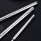 Набір столових приборів срібного кольору Graz з нержавіючої сталі REMY-DECOR 4 предмети для ресторанів кафе та будинку, фото 4