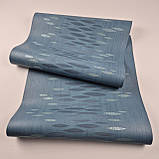 Шпалери вінілові на флізеліні 0.53 × 10.05 м Marburg 55725, сині — для спальні, вітальні, коридору, фото 5