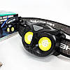 Потужний ліхтарик світлодіодний на голову WT208 2COB, Ліхтар на голову для бігу, NS-199 Наголовний ліхтар, фото 8
