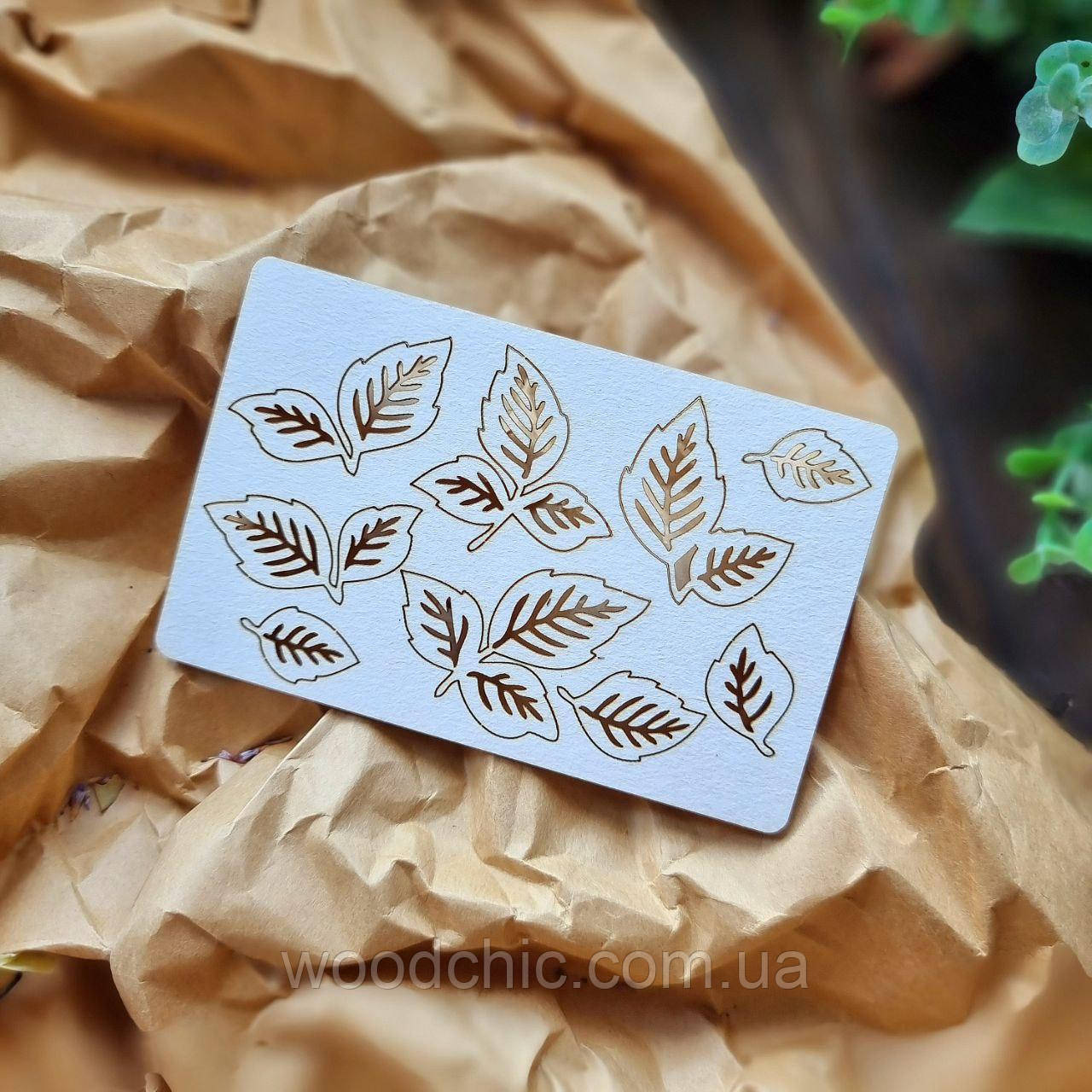 Чіпборд набір листочки, фото 1