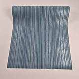 Шпалери вінілові на флізеліні 0.53 × 10.05 м Marburg 55720, темно-блакитні — для спальні, вітальні, коридору, фото 3