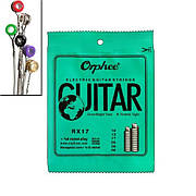 Музика Струни для електрогітари 6шт 10-46" 0.25-1.17мм Orphee RX17 Польща