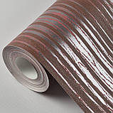Шпалери вінілові на флізеліні 0.53 × 10.05 м Marburg 55719, коричневі — для спальні, вітальні, кабінету, фото 3