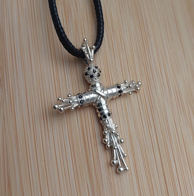 Срібний Кулон Мотанка, фото 1