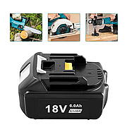 Дрилі шурупокрути дремелі насадки та аксесуари Акумуляторна батарея Makita BL1860B 18В 6Аг Li-ion для дрилів і шуруповертів Польща