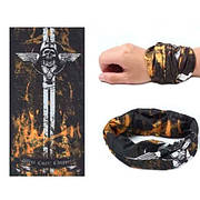 Туризм і кемпінг Баф бандана-трансформер шарф із мікрофібри універсальний принт West Coast №7 Польща