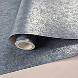 Шпалери флізелінові 0.53 × 10.05 м Marburg 55711, сині — для спальні, вітальні, коридору, фото 2