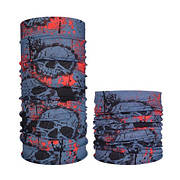 Туризм і кемпінг Баф бандана-трансформер шарф із мікрофібри універсальний принт черепа №10 Польща