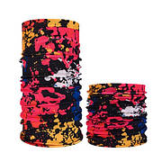 Туризм і кемпінг Баф бандана-трансформер шарф із мікрофібри універсальний принт клякса №12 Польща