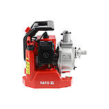 Мотопомпа 1"(1.45 кВт) продуктивність 7.5 м³/год (висота/глибина 21/8 м) Yato YT-85420, фото 3