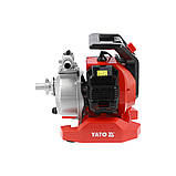 Мотопомпа 1"(1.45 кВт) продуктивність 7.5 м³/год (висота/глибина 21/8 м) Yato YT-85420, фото 6
