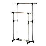 Зберігання та догляд за одягом Підлогова стійка вішак для одягу 2М до 30кг 124x37x135см регульована Польща