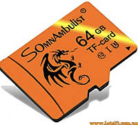 Карта памяти SomnAmbulist micro SD XC 64Gb U3 V30 A1 class 10 карточка памяти 64ГБ микро сд microsdxc 4K 1080p