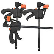 Будівництво та ремонт виробництво меблів Швидкозатискна F-подібна струбцина 4" (0–103 мм) одноручний тригерний затискач для