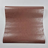 Шпалери вінілові на флізеліні 0.53 × 10.05 м Marburg 55710, бордово-цегляні — для спальні, вітальні, кабінету, фото 5