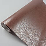 Шпалери вінілові на флізеліні 0.53 × 10.05 м Marburg 55710, бордово-цегляні — для спальні, вітальні, кабінету, фото 3